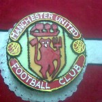 Manchester United címeres torta