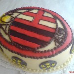 Milan címer torta