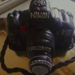 Nikon fényképezőgép torta
